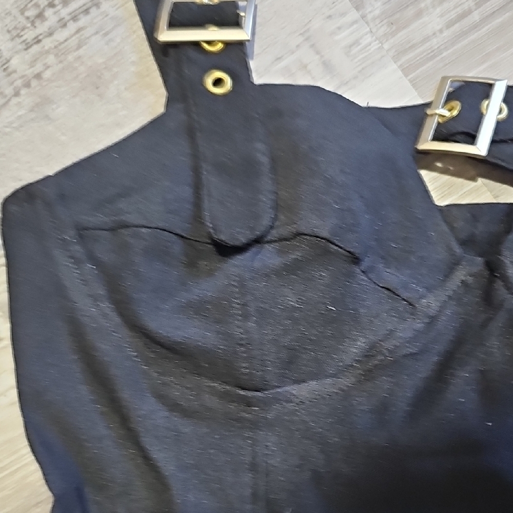 asos NWOT Elegant Bodycon Mini Dress with buckle details - Picture 9 of 9